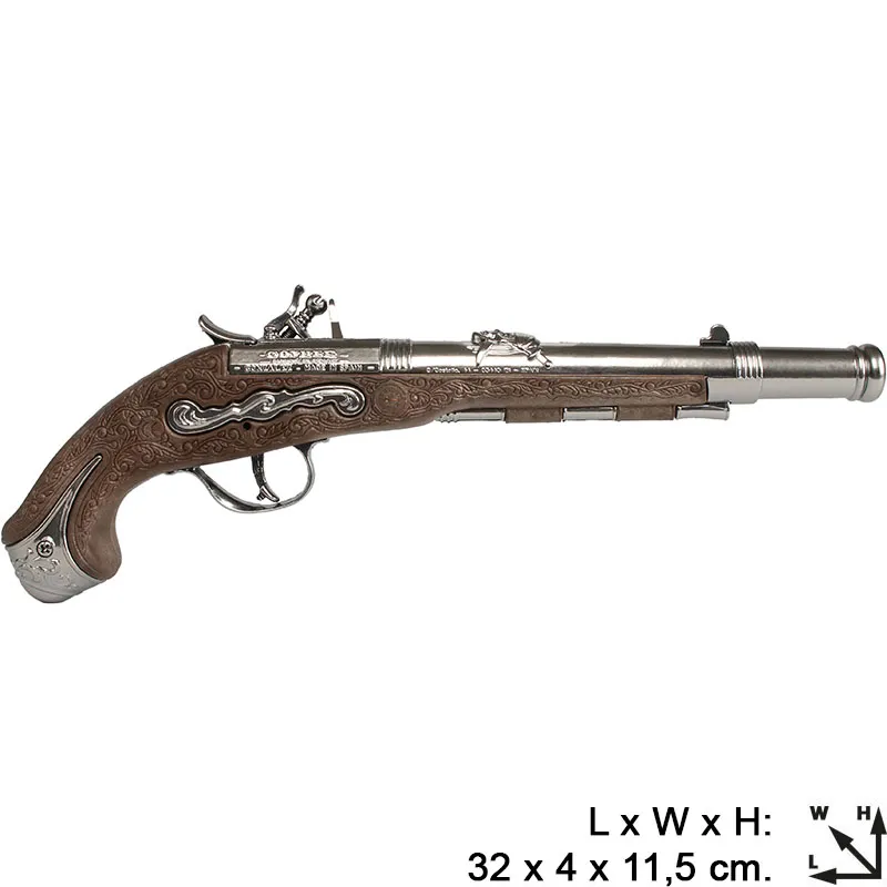 Gonher The Pirate's Island pistolet pirate métal