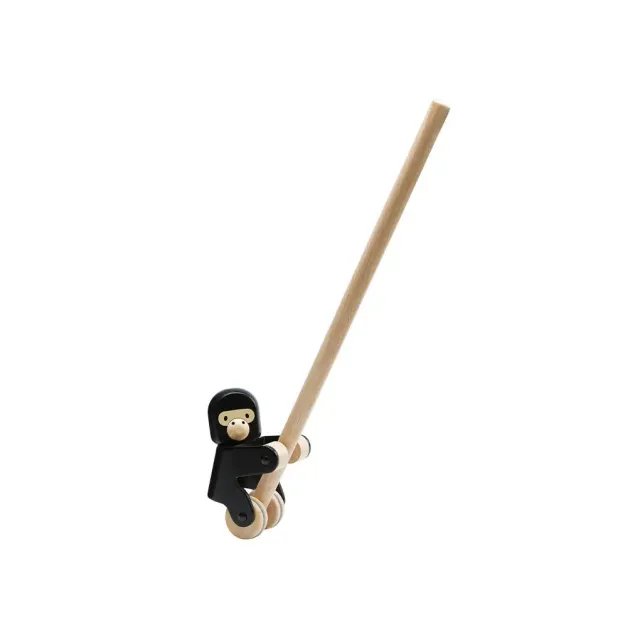 PlanToys Climbing Gorilla jouet à pousser bois 12 mois