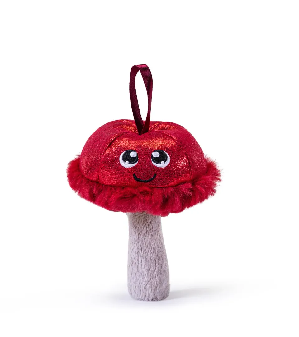 Trudi Sweet Christmas déco sapin champignon bordeaux XXS