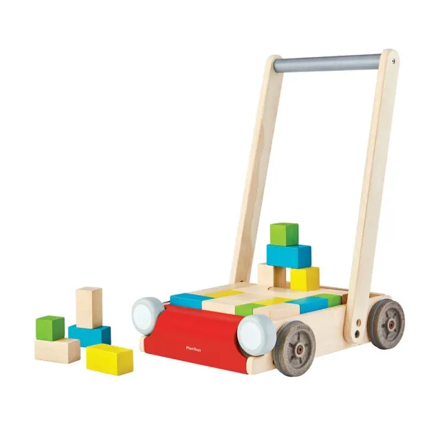 PlanToys Baby Walker chariot de marche bois réglable