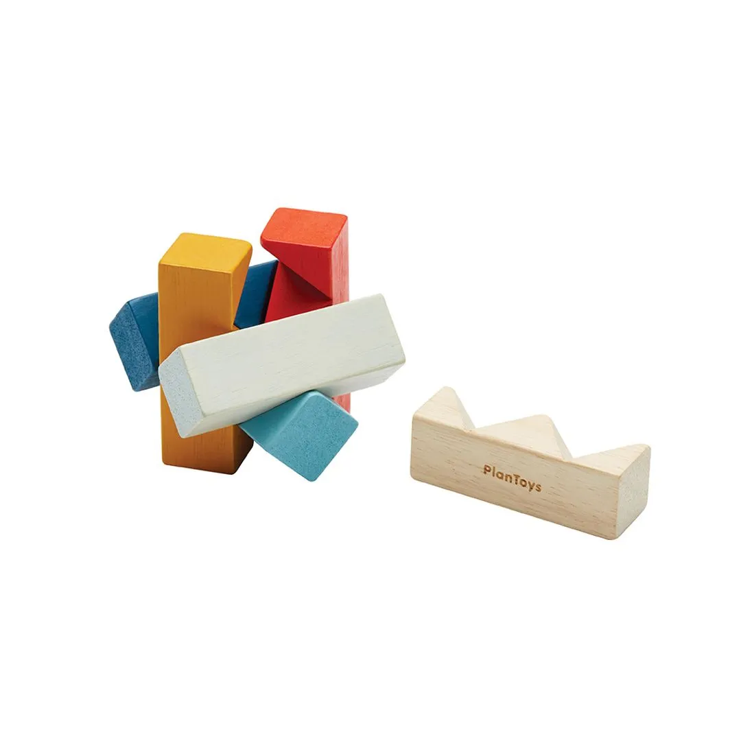 PlanToys PlanMini Rectangular Puzzle puzzle bois 6 pièces