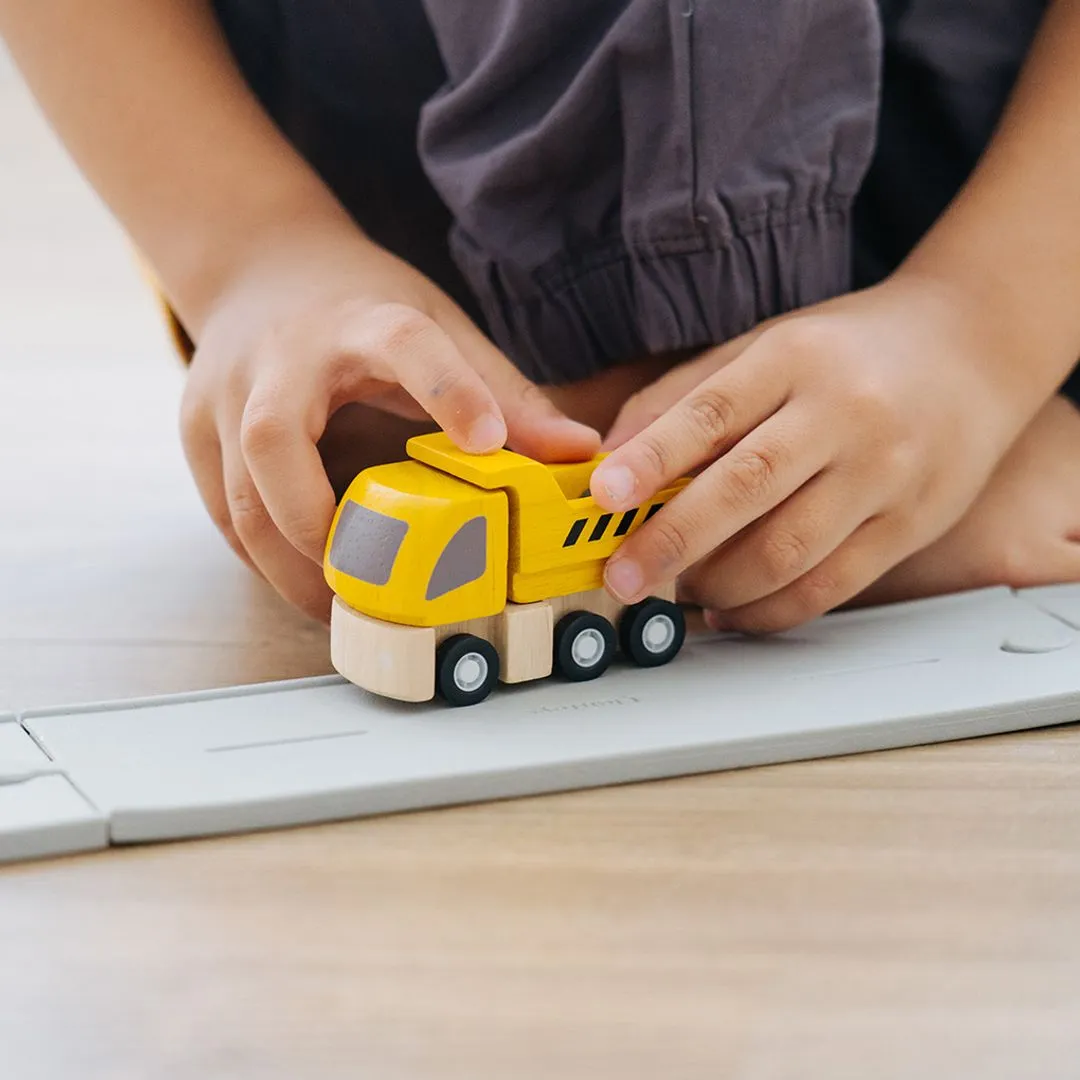PlanToys Highway Maintenance véhicules chantier bois