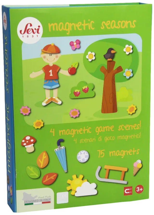 Sevi 82845 puzzle magnétique saisons 75 pièces dès 3 ans