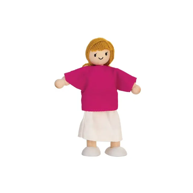 PlanToys Maman figurine maison poupée peau claire