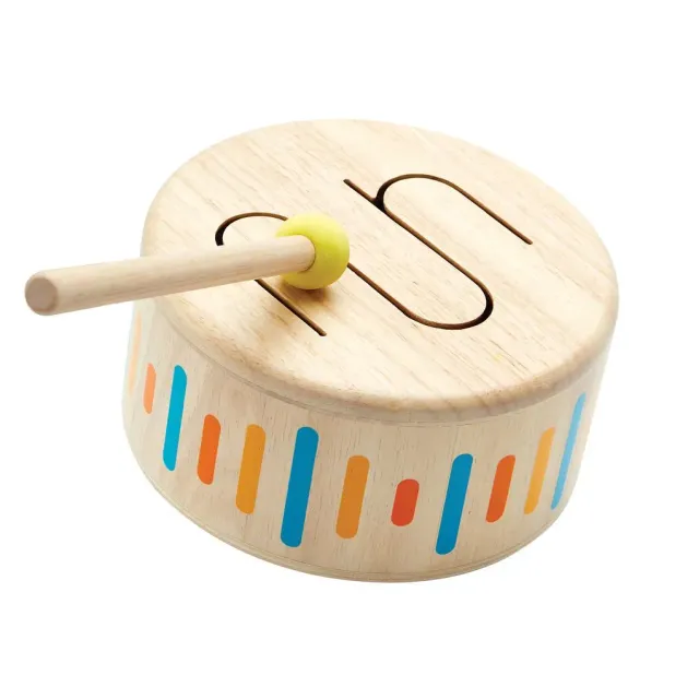 PlanToys Solid Drum II tambour bébé bois 18 mois