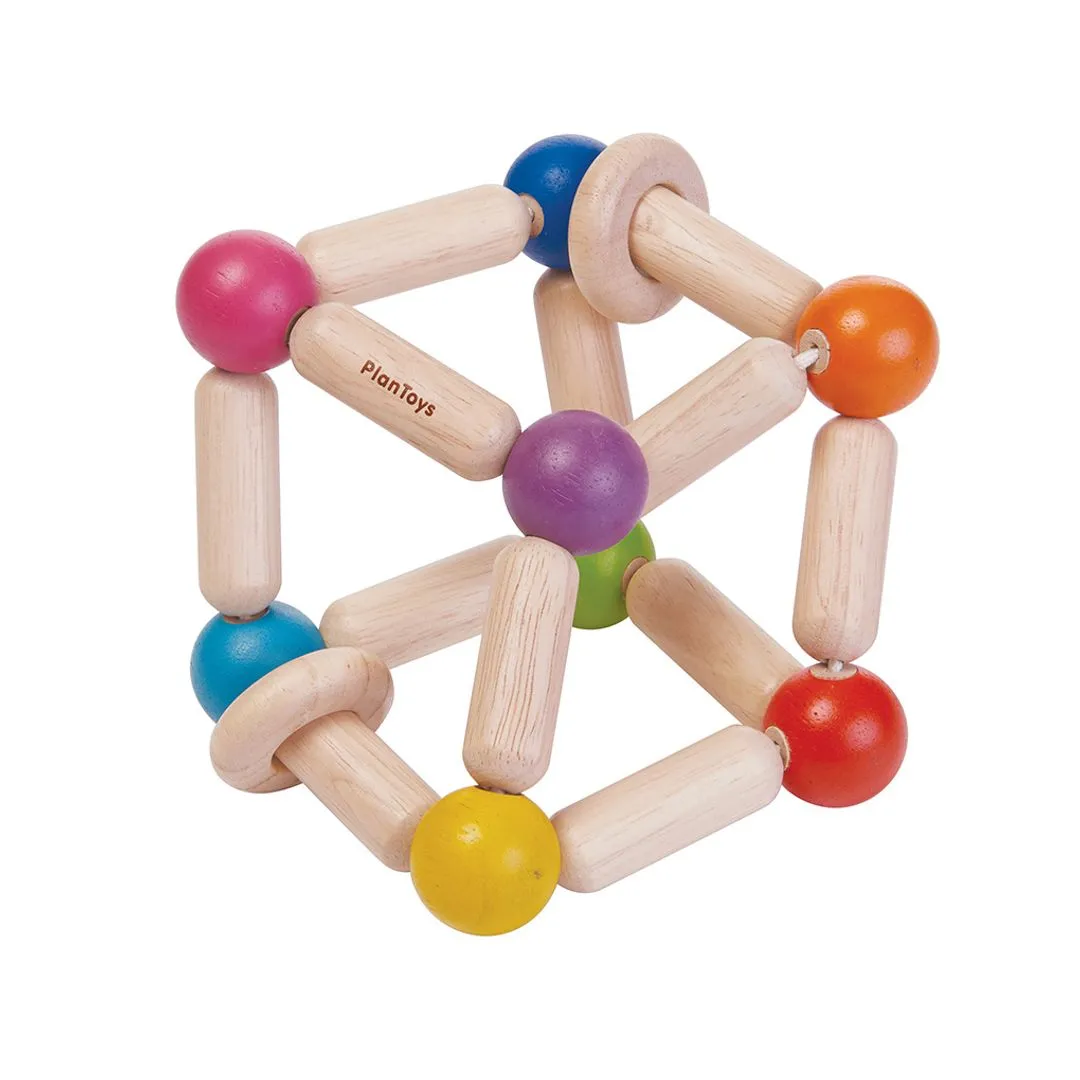 PlanToys Square Clutching Toy hochet bébé bois