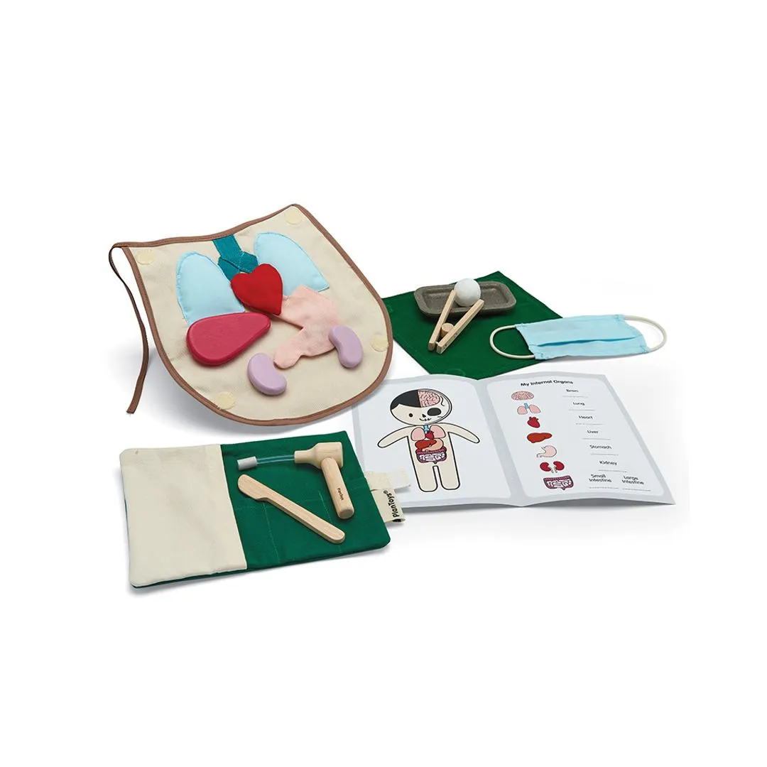 PlanToys Surgeon Set mallette chirurgien tissu
