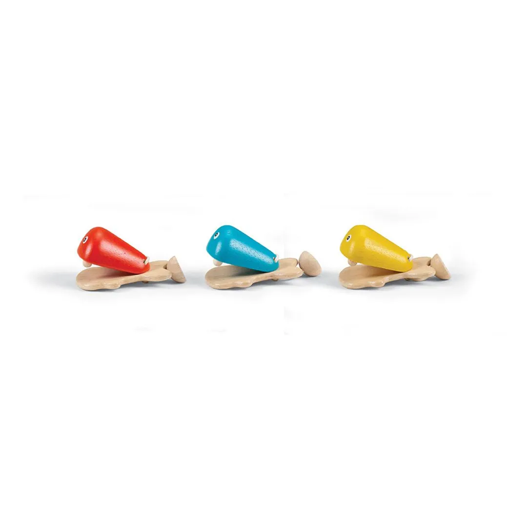 PlanToys Fish Castanet castagnette poisson jaune