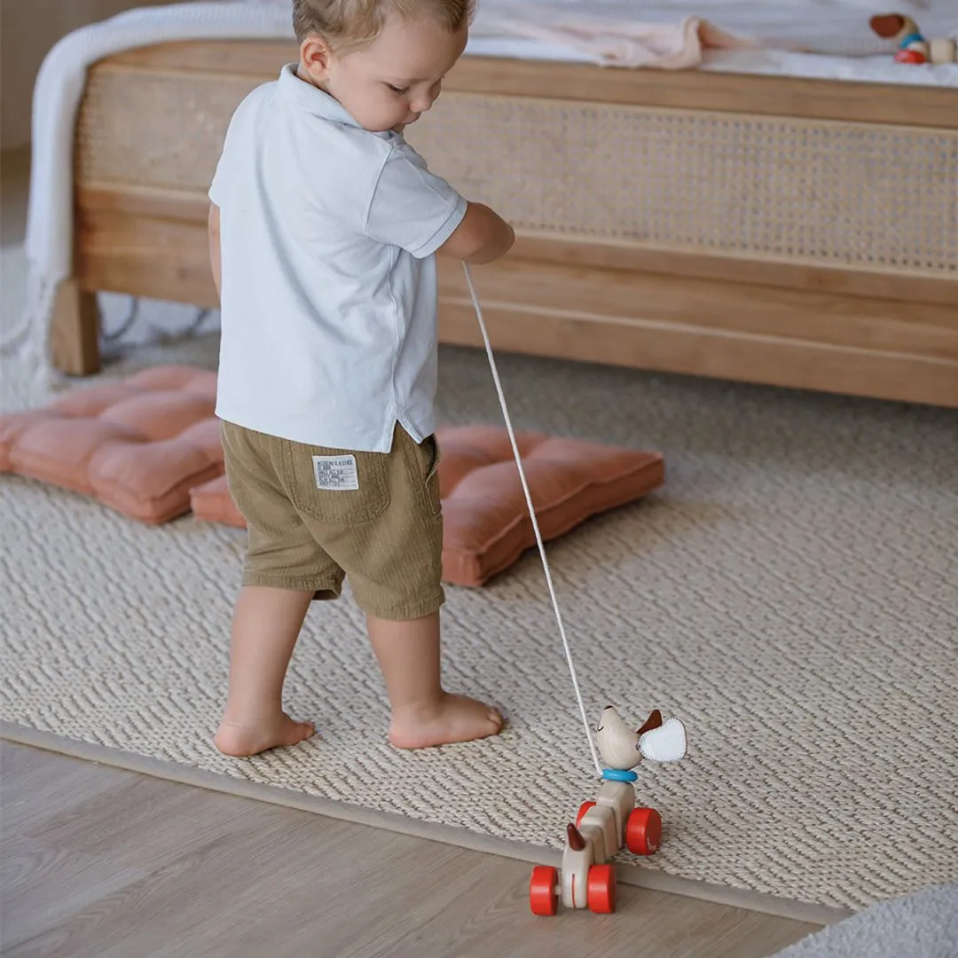 PlanToys Happy Puppy jouet à tirer chien premiers pas