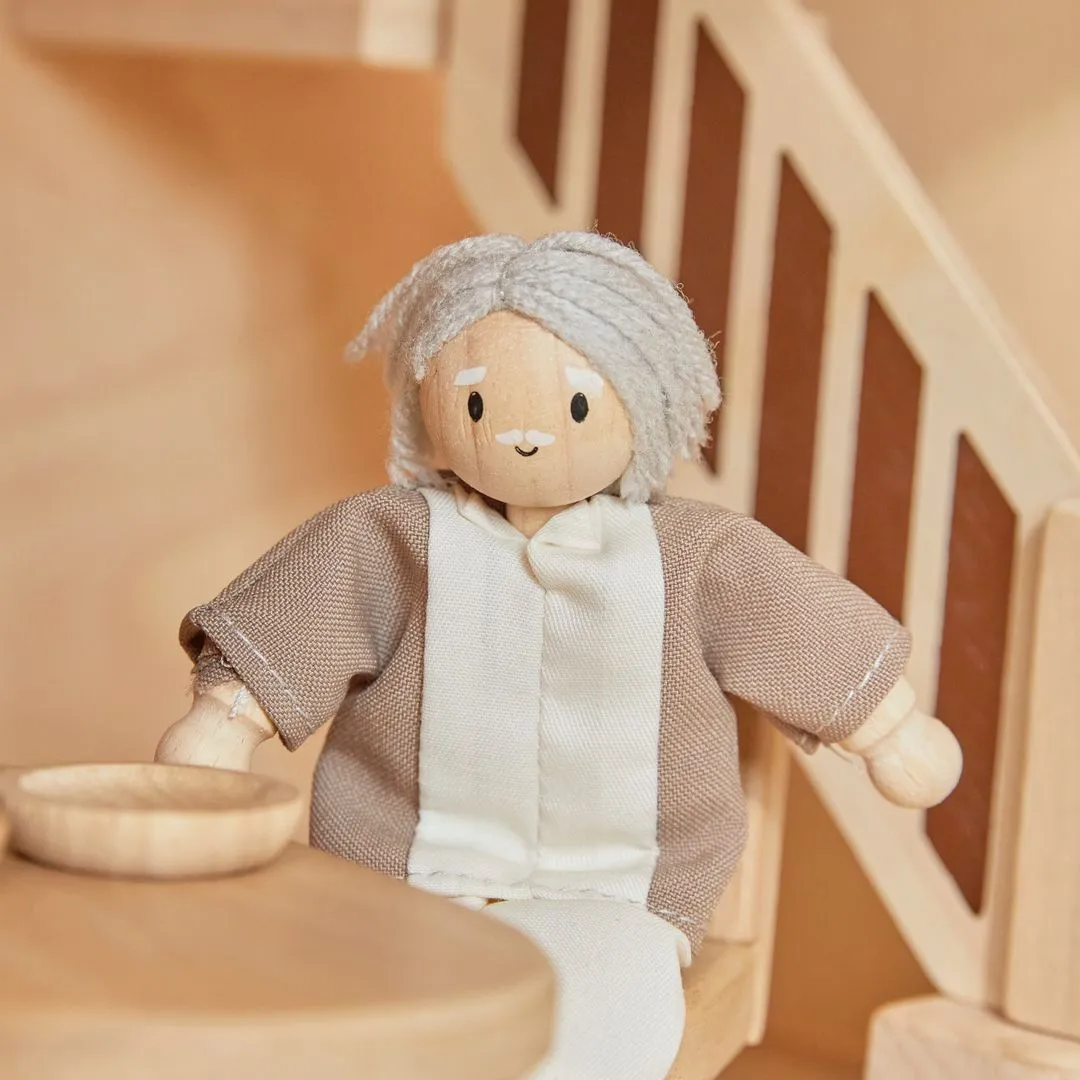 PlanToys Grand-Père Figurine Maison Poupées 1:12