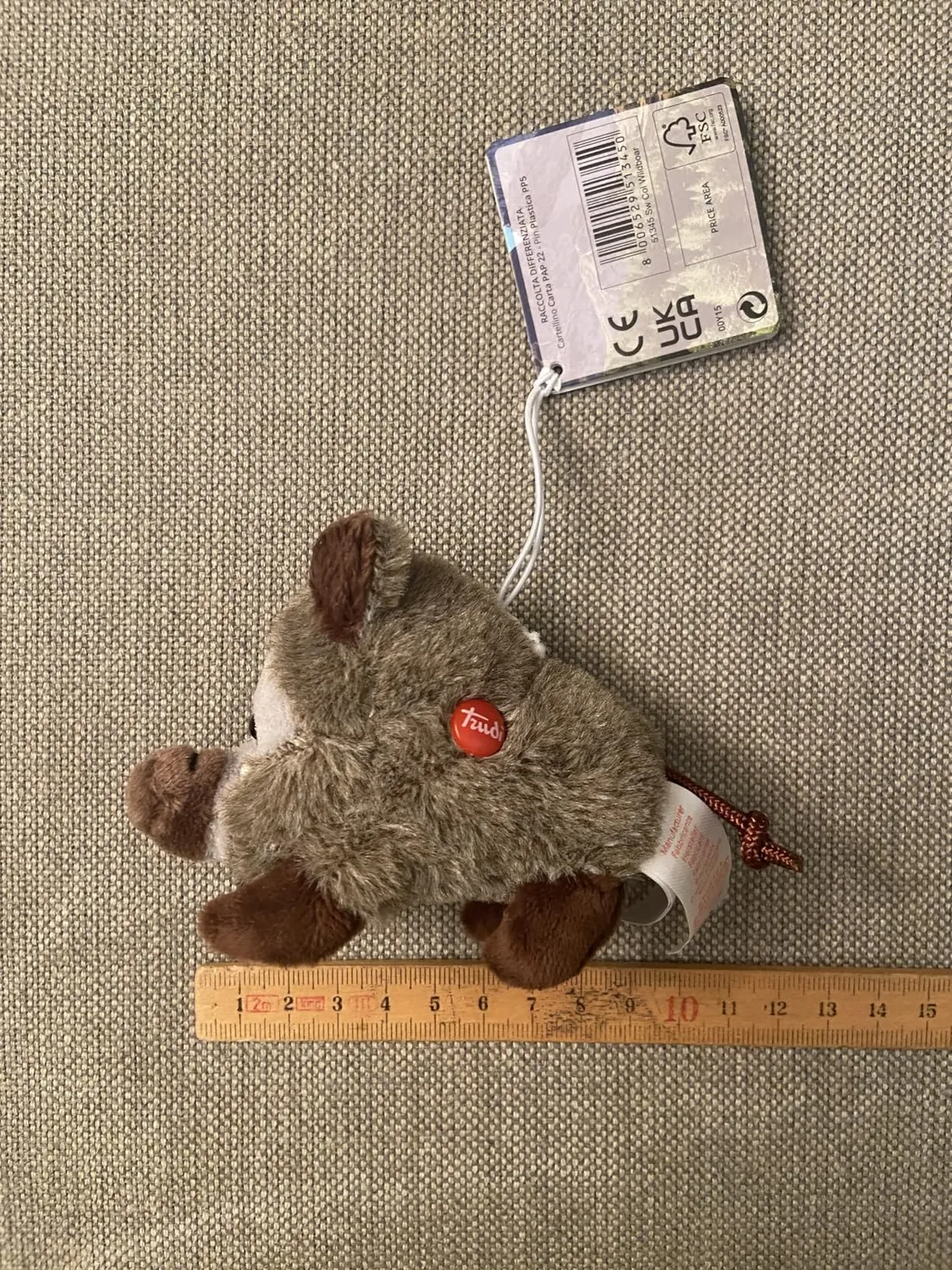 Trudi Sweet Collection 55488 peluche lama XXS porte-clés