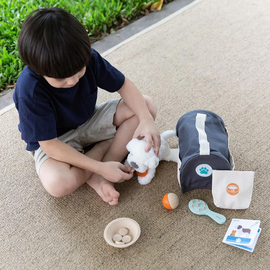 PlanToys Pet Care Set soin animaux bois 3 ans+