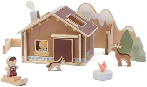 Sevi 87862 Play Set Chalet Dolomites jeu bois