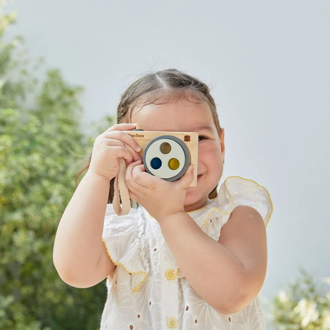 PlanToys Appareil Photo Jouet Bois Couleurs