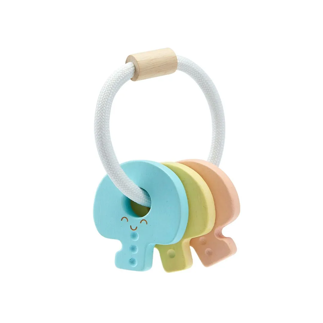 PlanToys Baby Key Rattle hochet clés pastel 0-6 mois