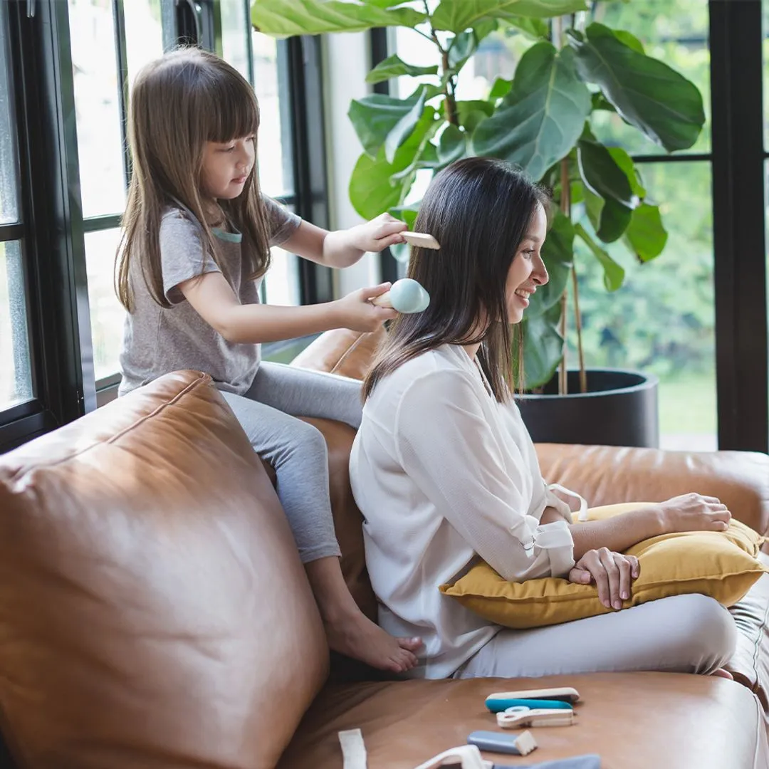 PlanToys Hair Dresser Set coiffeur enfant 6 pièces