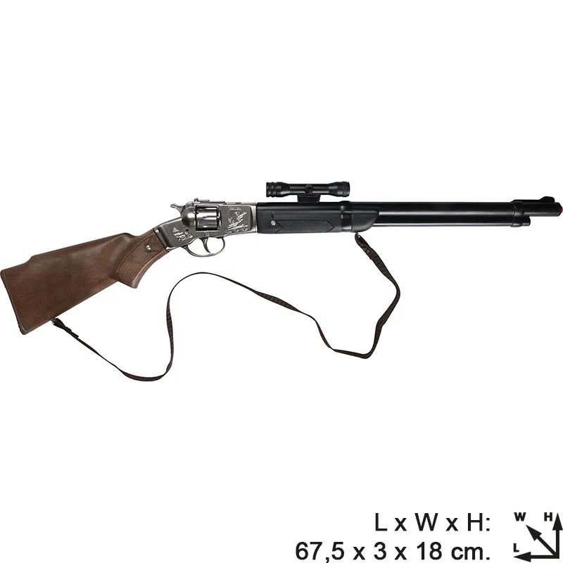 Gonher Cowboy carabine jouet 8 coups compacte
