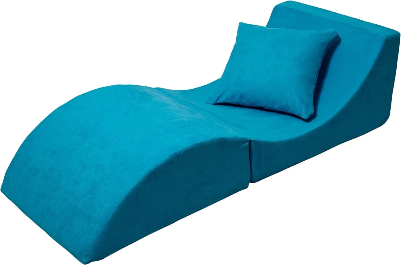 Velinda canapé pouf pliant 3 en 1 noir