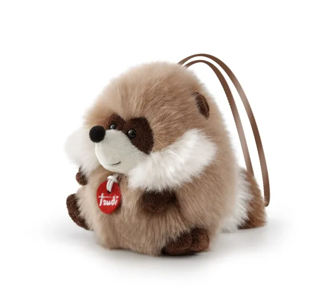 Trudi Sevi Charm raton-laveur boule peluche beige 11 cm