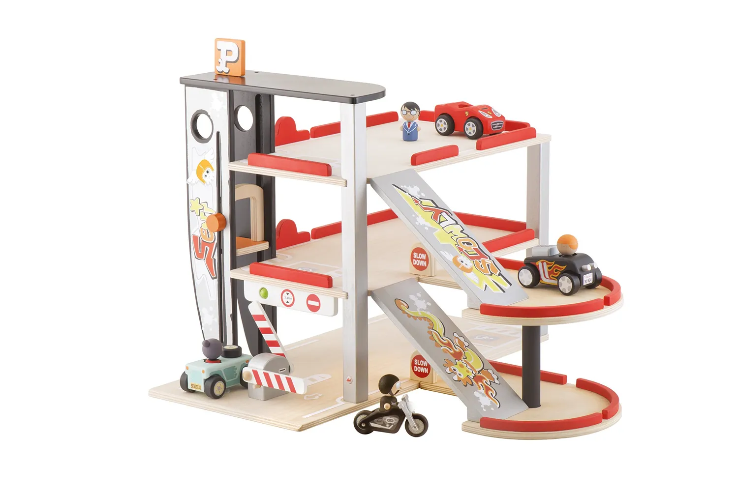 Trudi Sevi 82987 parking Graffiti en bois 57 cm