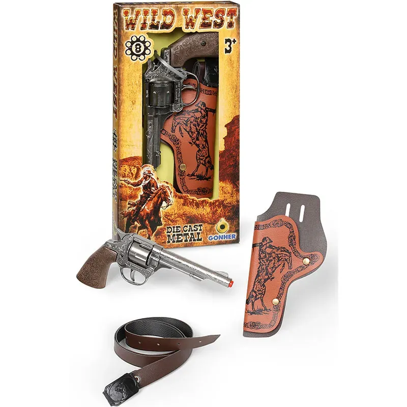 Gonher Wild-West set pistolet jouet 8 coups