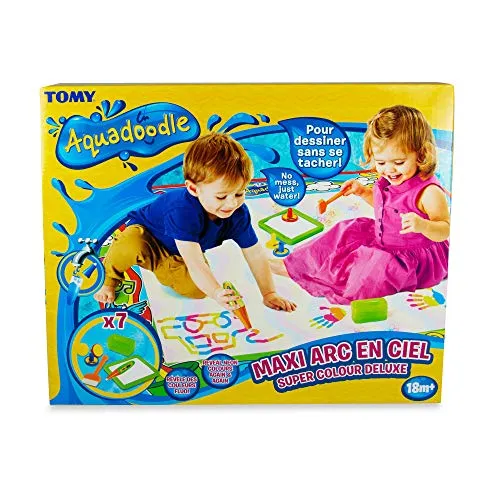 Tomy AquaDoodle Maxi tapis dessin eau arc-en-ciel 95 cm