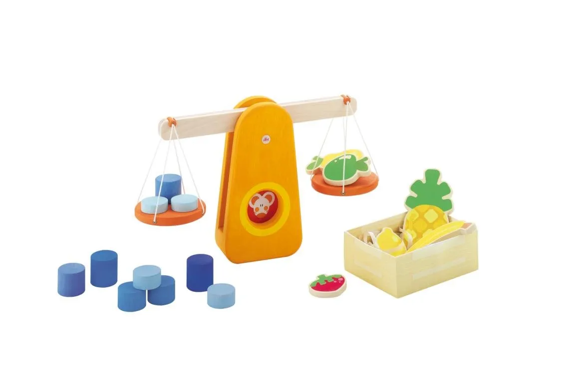 Sevi 82682 Balance jeu d’imitation bois 10 poids