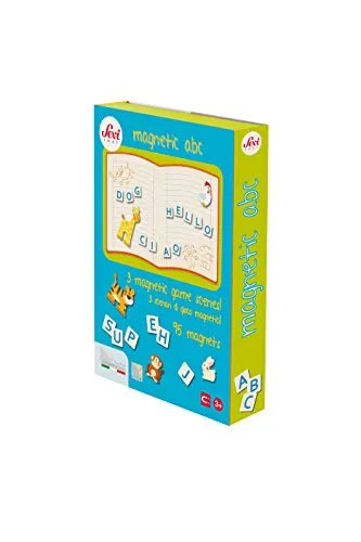 Trudi Sevi 82846 puzzle magnétique ABC 95 aimants multicolore