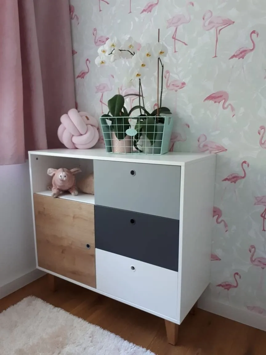 Velinda coussin nœud tressé déco rose clair 30 cm