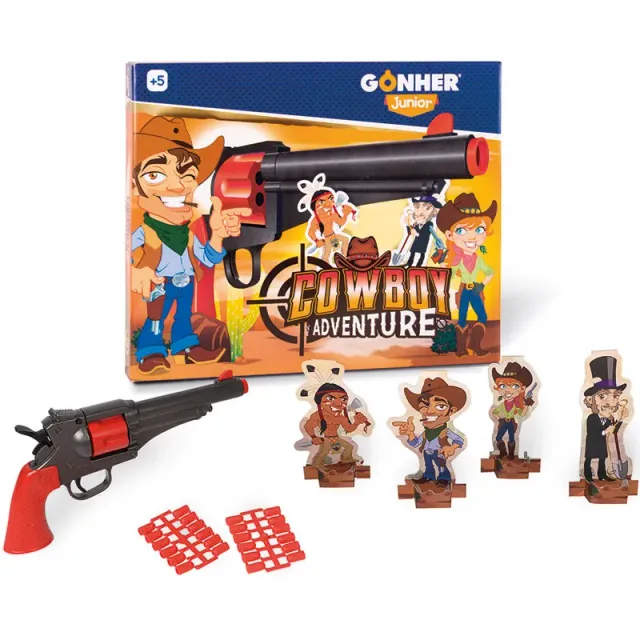 Gonher Cowboy Adventure revolver jouet à amorces