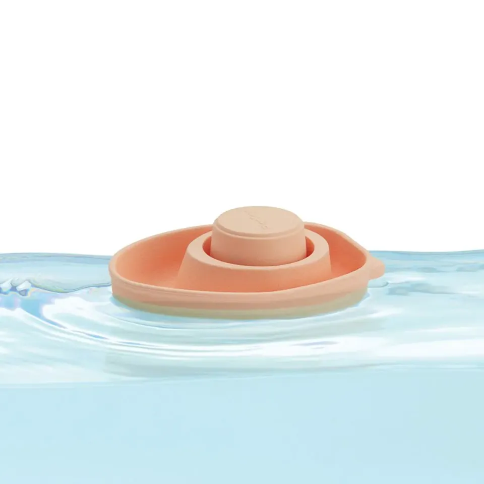 PlanToys Bateau Convertible bateau bain orange pastel