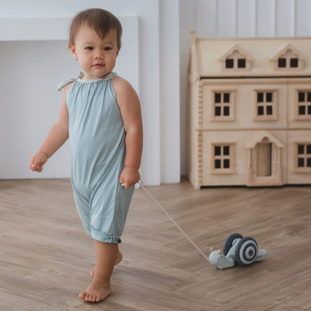 PlanToys Pull-Along Snail Mono escargot à tirer noir