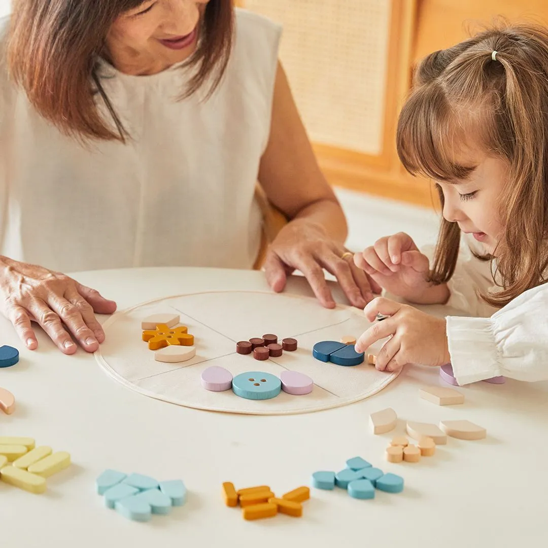PlanToys Mandala jeu de création 60 pièces concentration