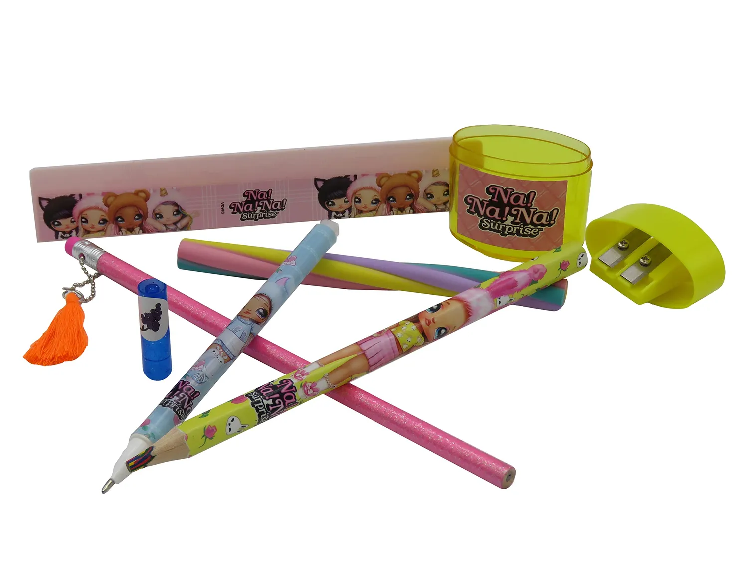 Na! Na! Na! Surprise set papeterie trousse règle 7 pièces