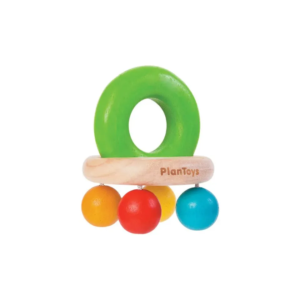 PlanToys Bell Rattle hochet clochette bébé bois