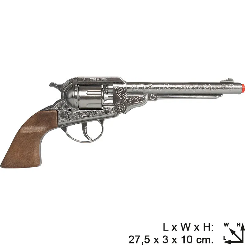 Gonher Cowboy revolver jouet 8 coups holster
