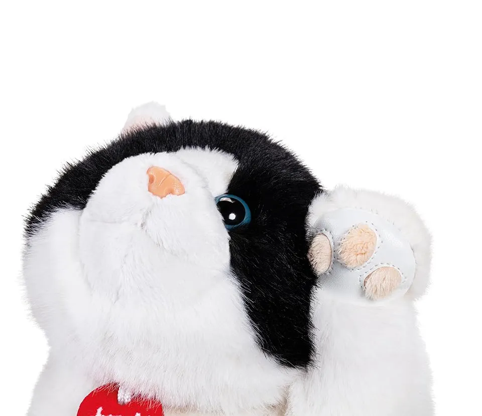 Trudi Chats Matilda 52266 peluche M blanche noire