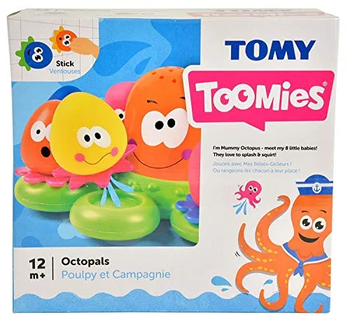 Tomy Toomies Octopals jouet de bain pieuvre 9 pièces