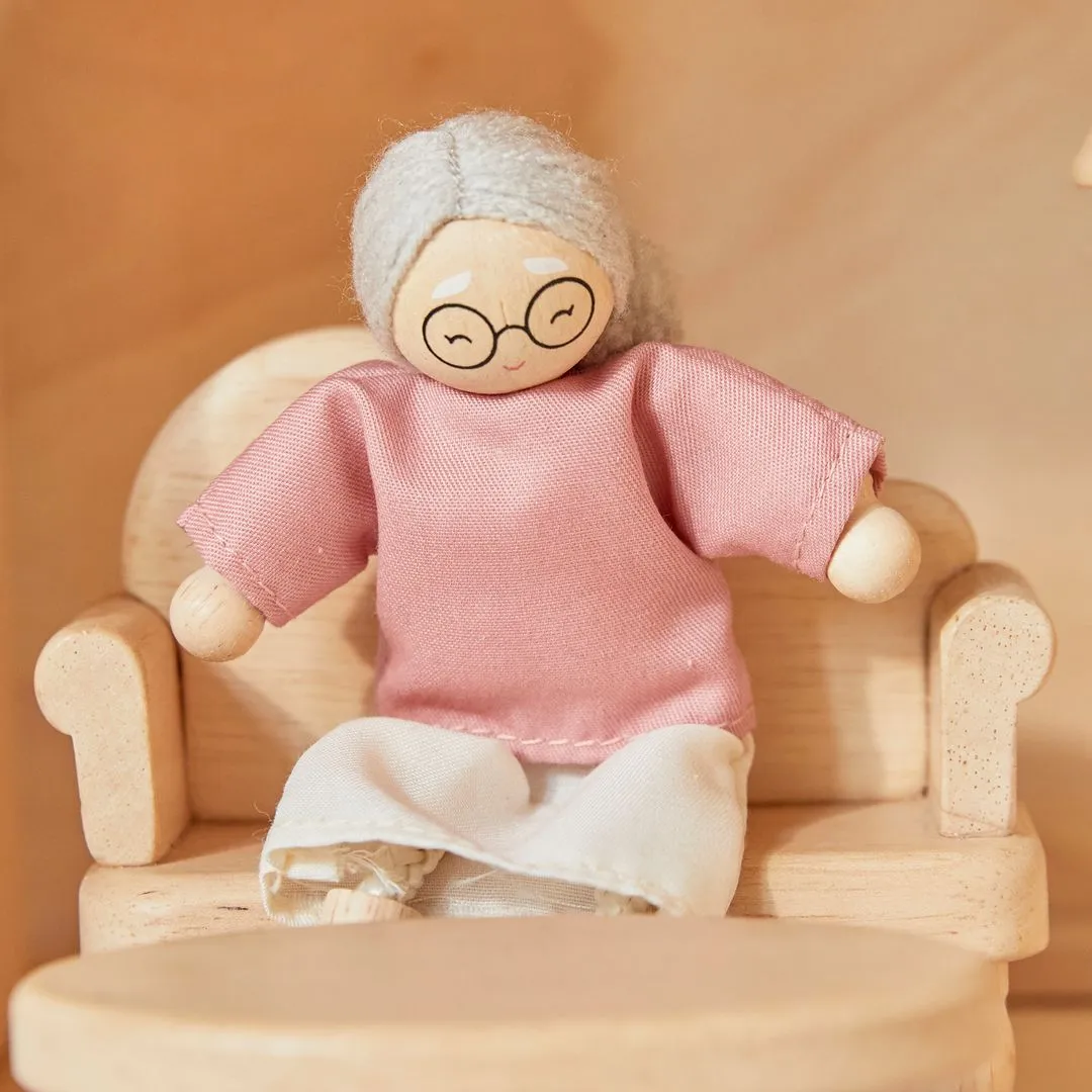 PlanToys Grandmother figurine grand-mère maison bois