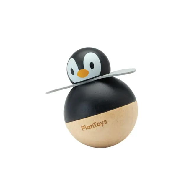 PlanToys Penguin Wobbler culbuto bois 3 mois+