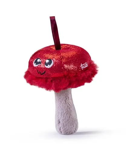 Trudi Sweet Christmas déco sapin champignon bordeaux XXS