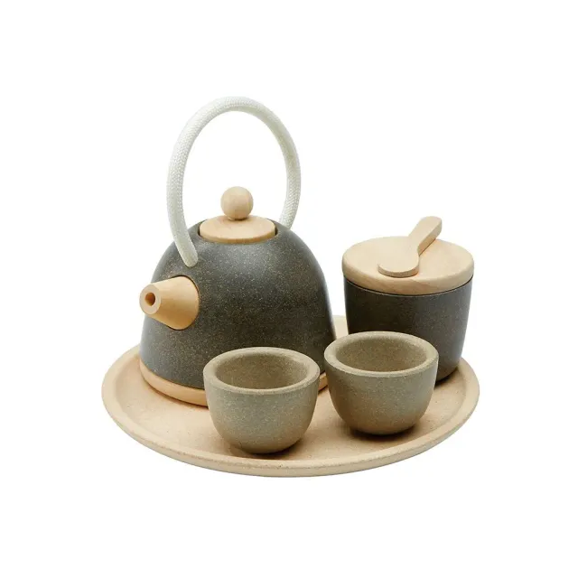 PlanToys Classic Tea Set service à thé dinette bois