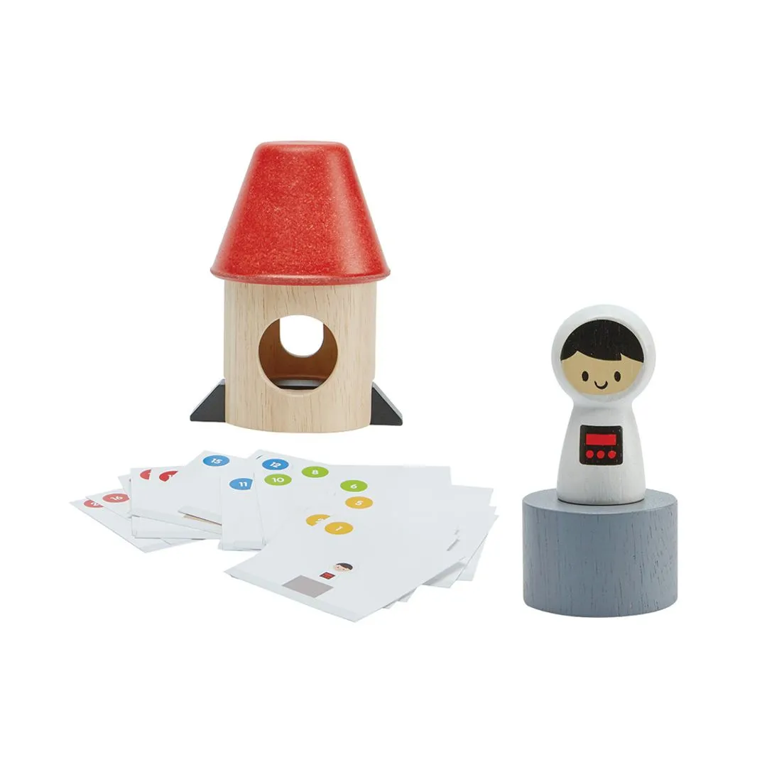 PlanToys Spatial Rocket fusée bois 25 pièces
