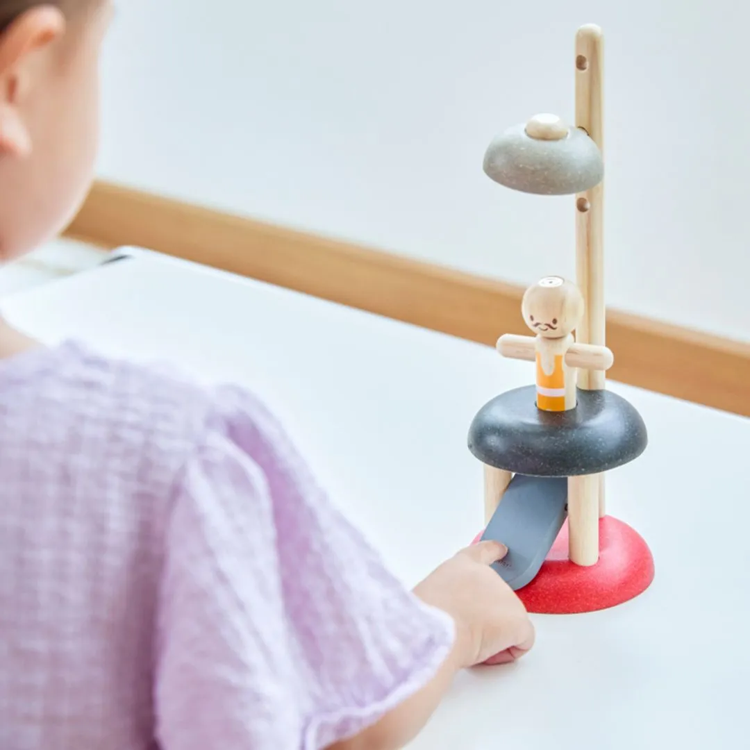 PlanToys Jumping Acrobat jeu sauteur bois