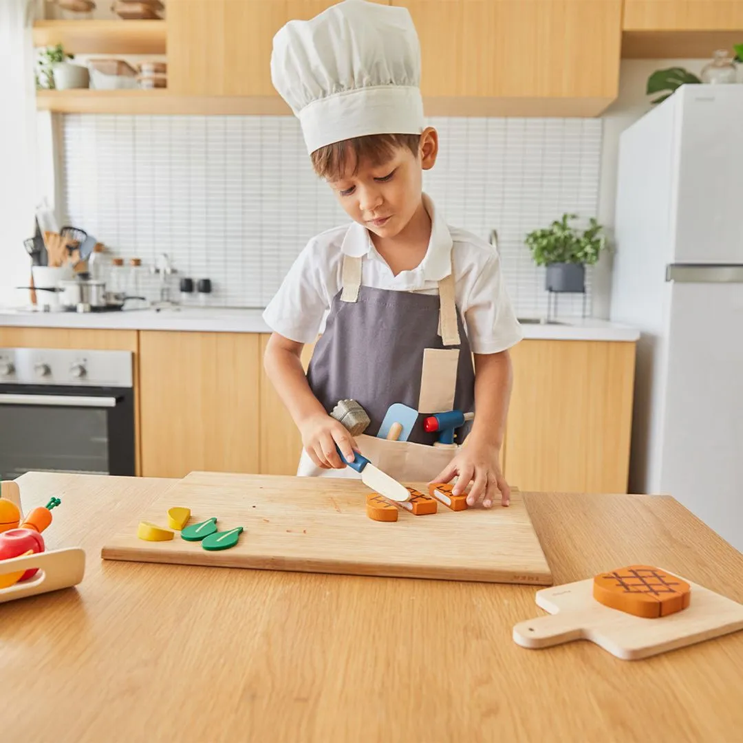 PlanToys Chef Set déguisement cuisinier enfant bois