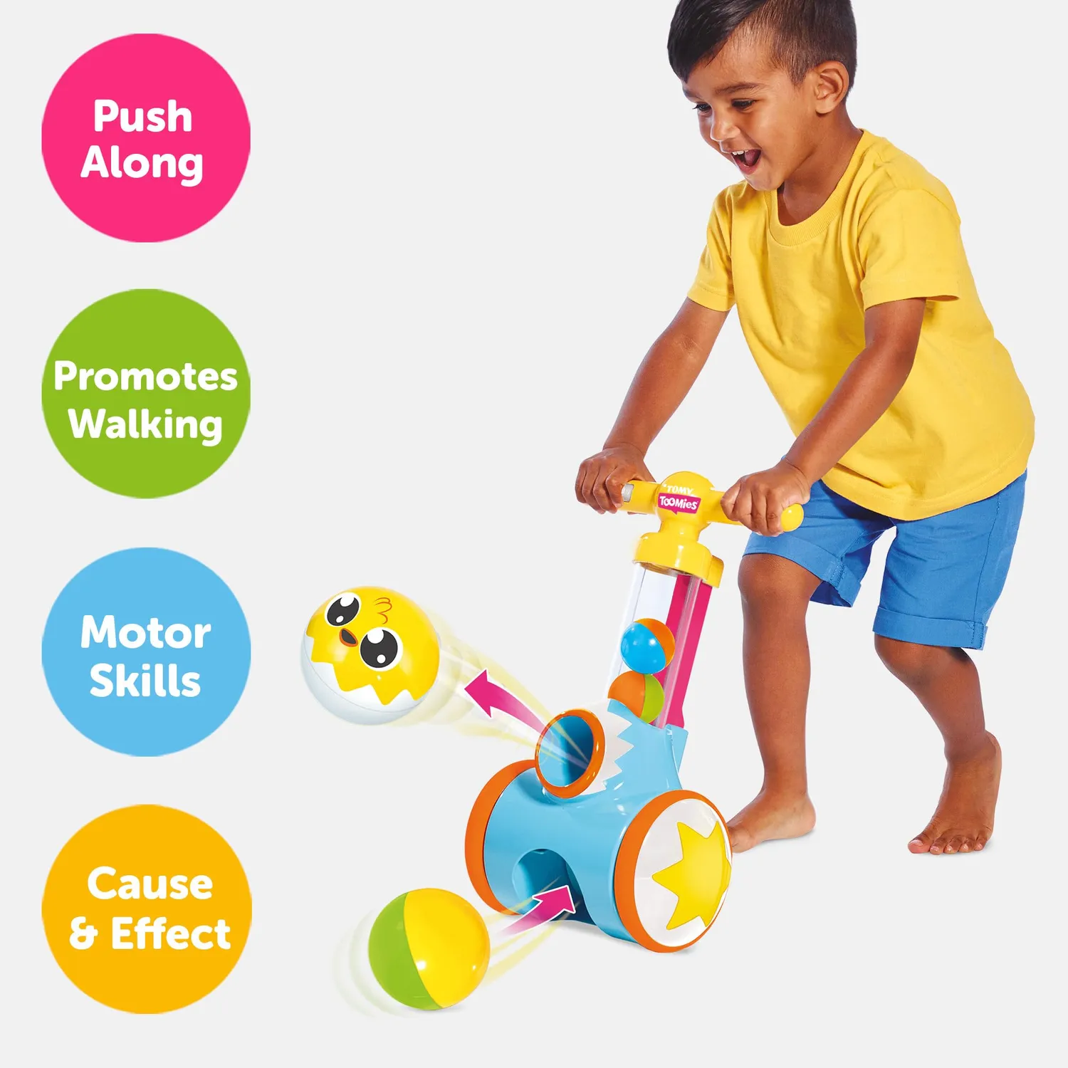 Tomy Toomies Mon Fun Trott' jouet à pousser 18 mois