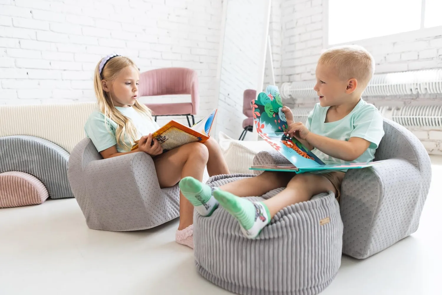 Velinda fauteuil piqué enfant housse lavable léger