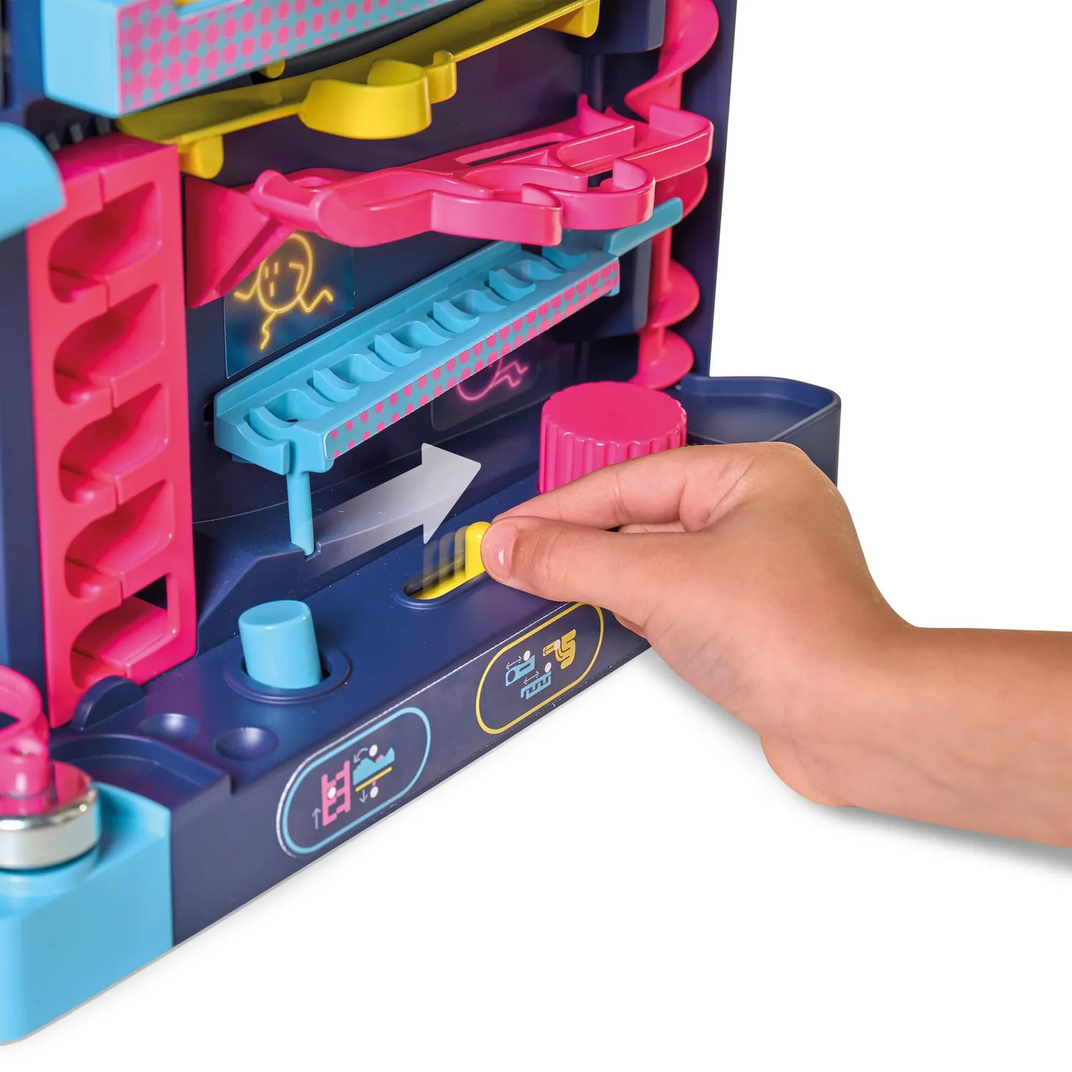 Tomy Tricky Bille Level Up jeu circuit billes vertical
