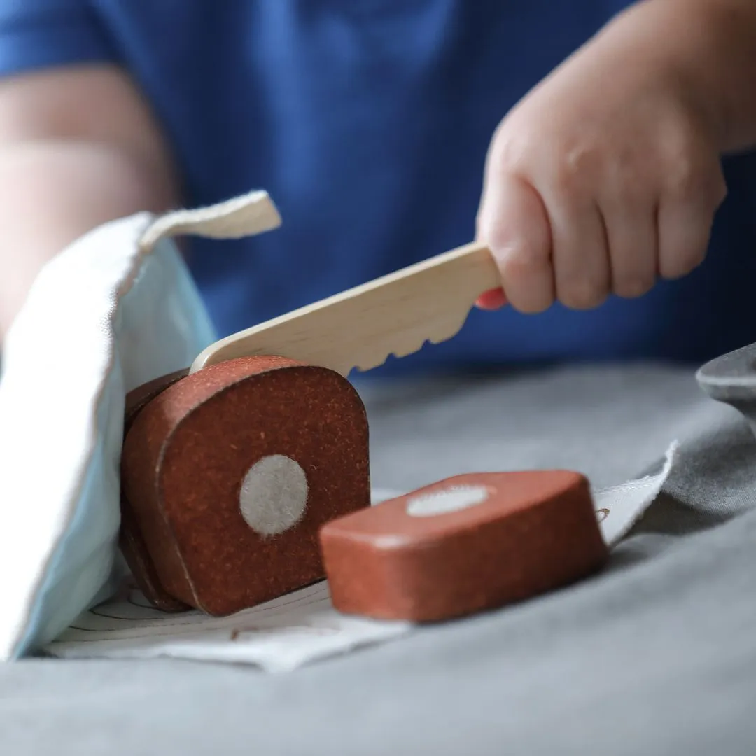 PlanToys Pain Set boulangerie bois 12 pièces