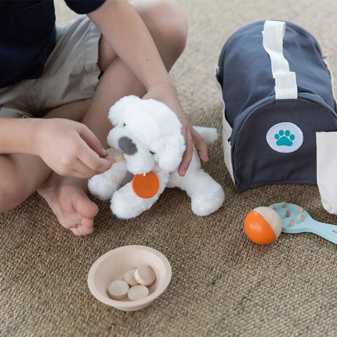 PlanToys Pet Care Set soin animaux bois 3 ans+